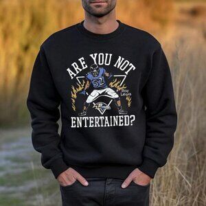 Baltimore Ravens Ray Lewis Crewneck Sweatshirt Funny Quote Fan Cozy Apparel 51